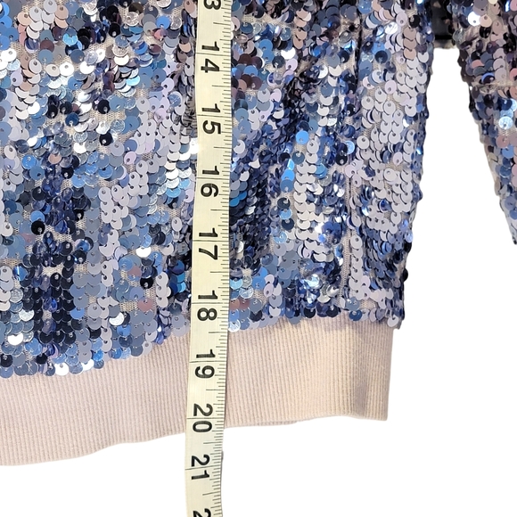 D-Signed Disney Sequence Shimmery Pink Fashion Lightweight Jacket Youth Size L - Picture 15 of 16